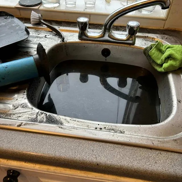 blocked sink