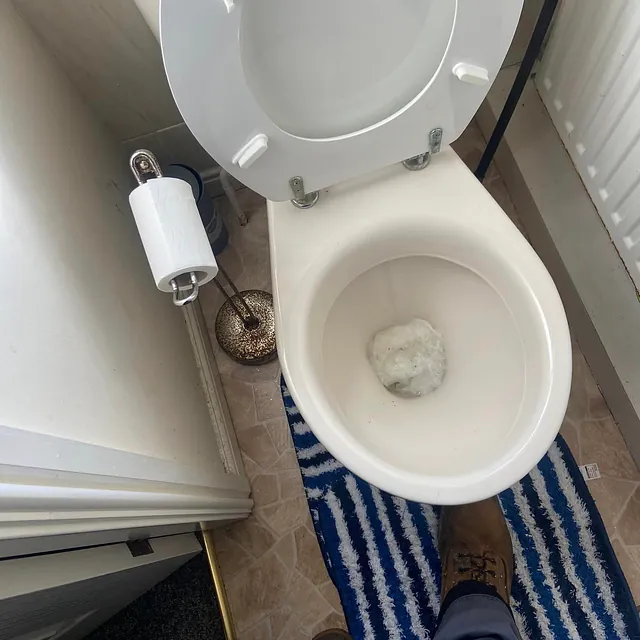 blocked toilet